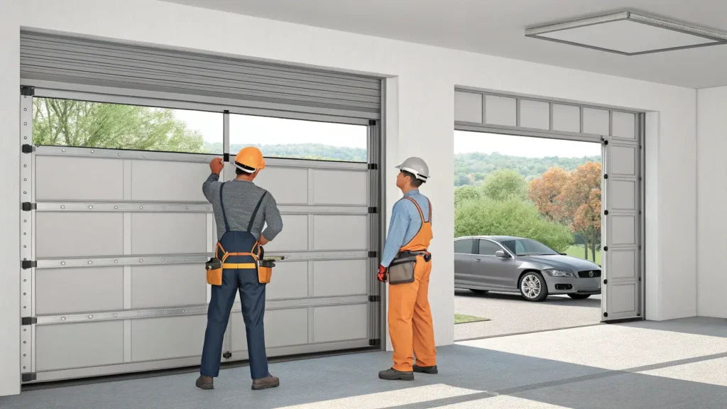 Garage Door Panel Replacement 1