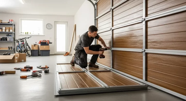 Garage door installation