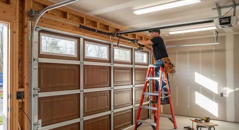 Garage door installation