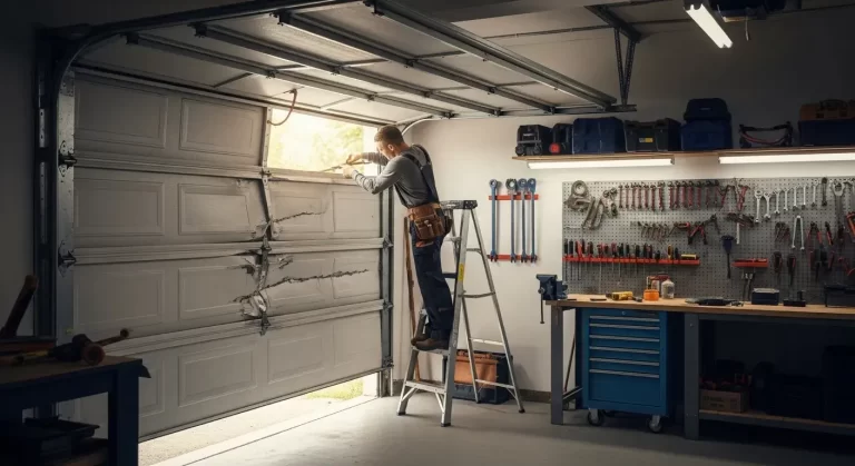 Garage door repair