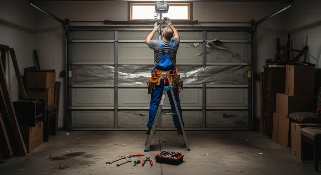 Garage door repair