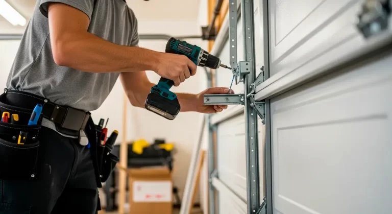 Garage door installation