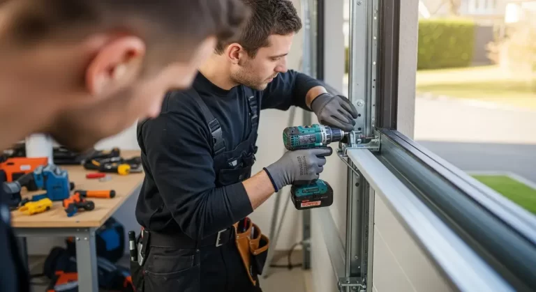 Garage door installation