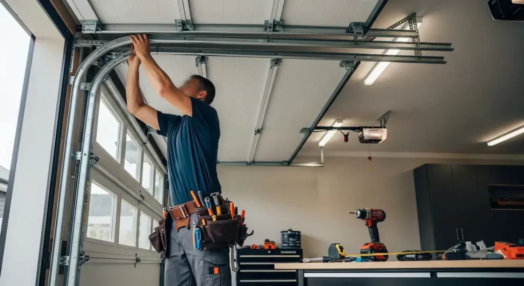 Garage door installation