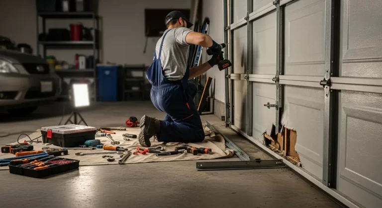 Garage door repair